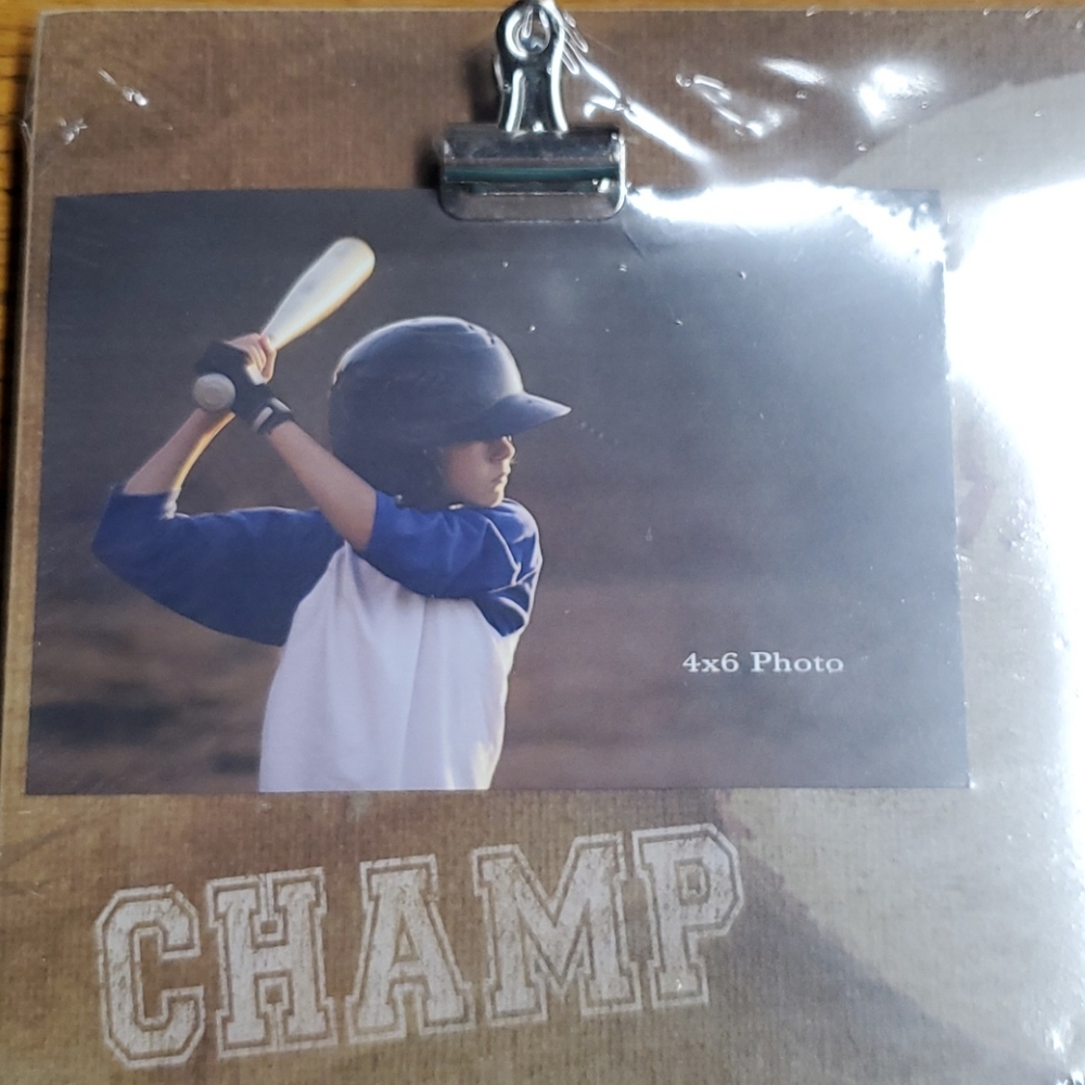 Champ picture frame/holder